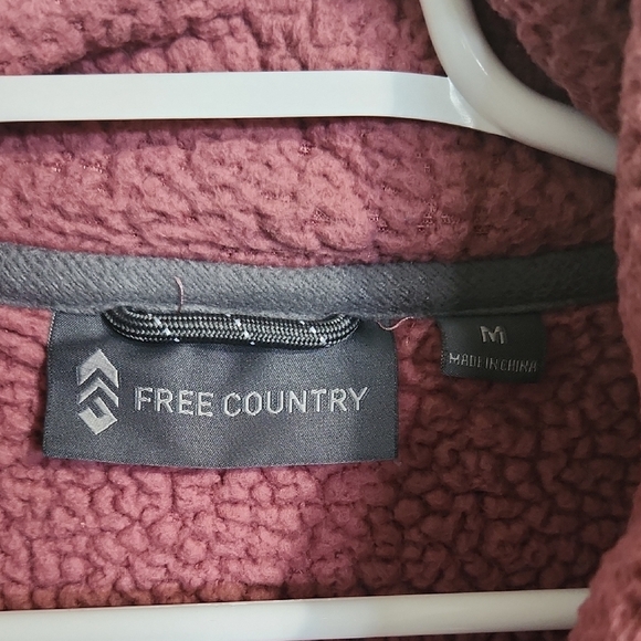 Free Country Dusty Rose Sherpa Jacket - Picture 2 of 2